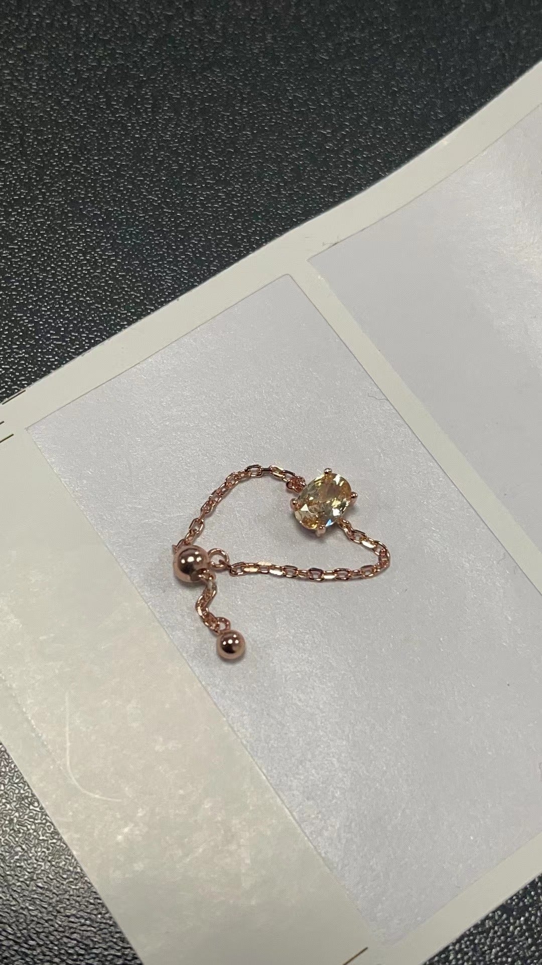 Creative Adjustable Finger Chain Ring