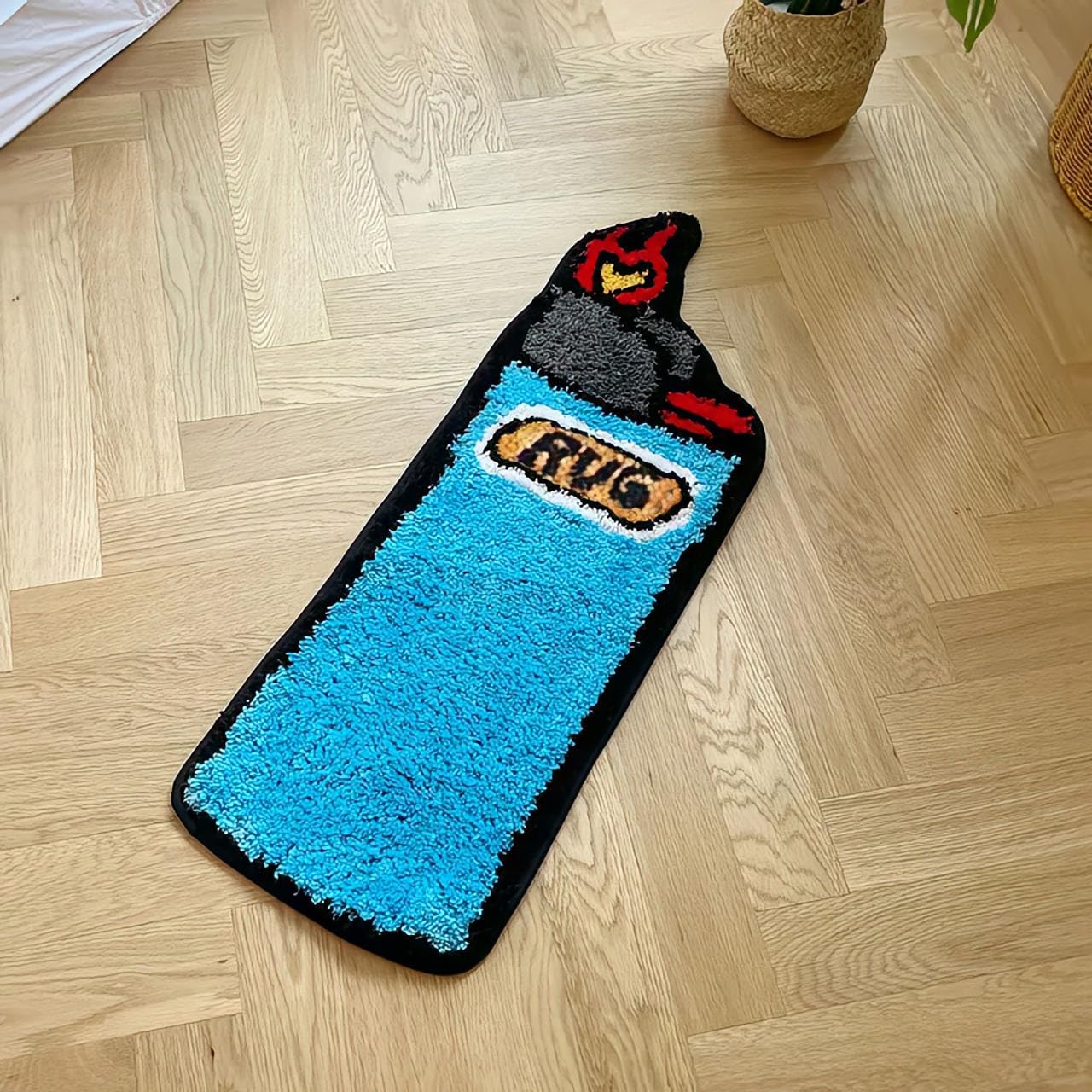 Retro Rainbow Tufted Bath Rug