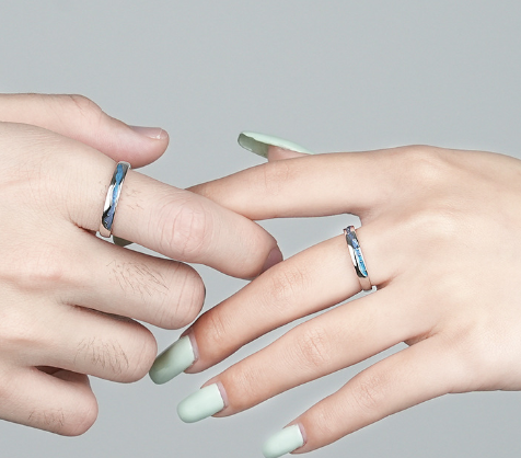 Stylish Minimalist Ring Set (Pack of 2)