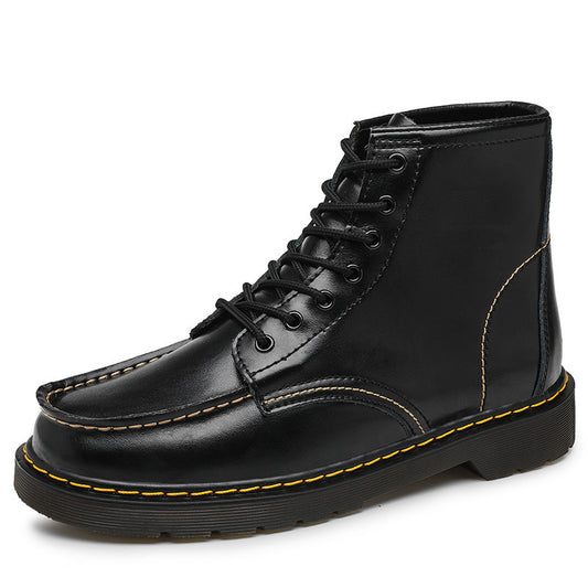 Men's High-Top Leather Work Boots
