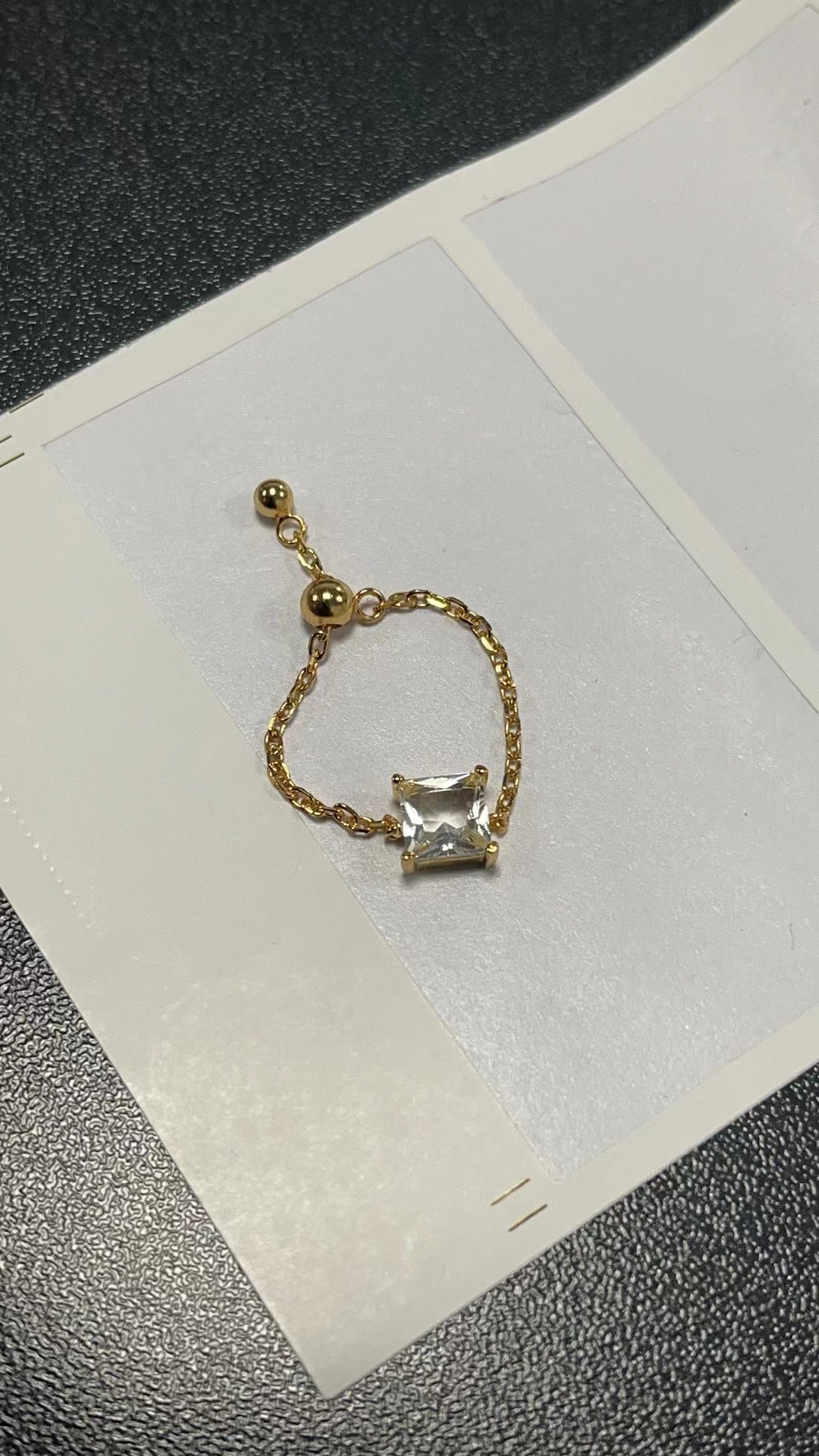 Creative Adjustable Finger Chain Ring