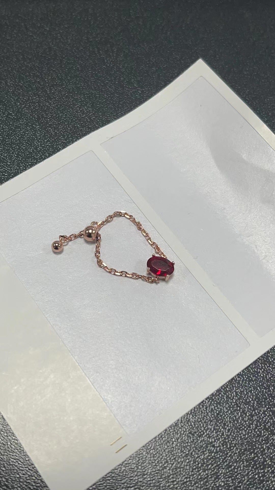 Creative Adjustable Finger Chain Ring