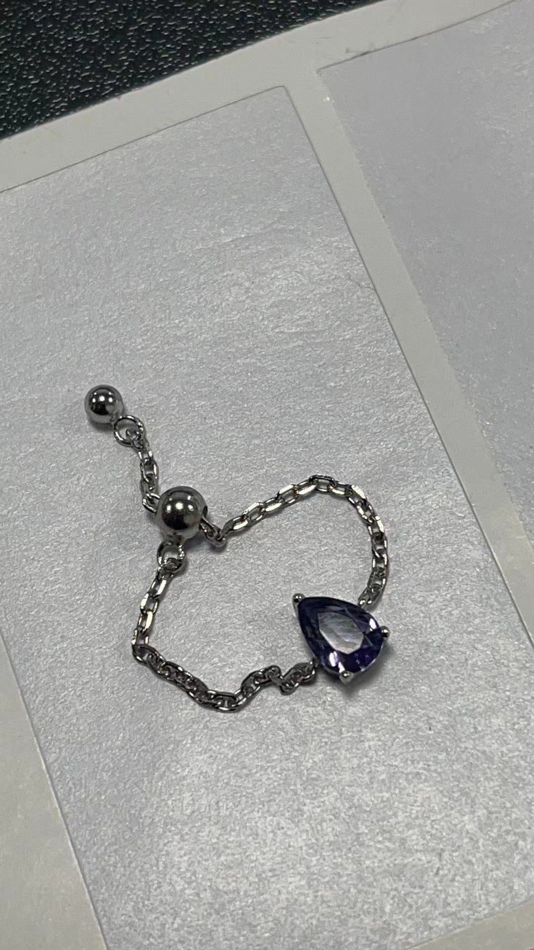 Creative Adjustable Finger Chain Ring