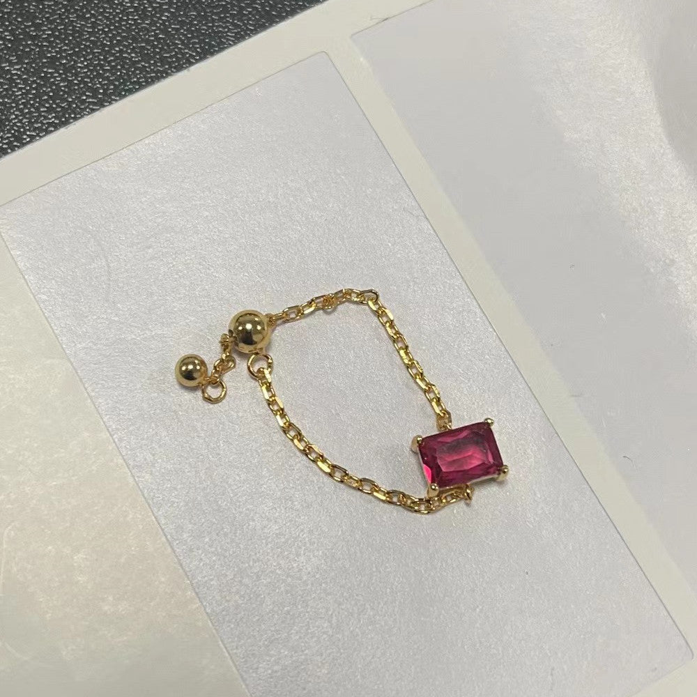 Creative Adjustable Finger Chain Ring