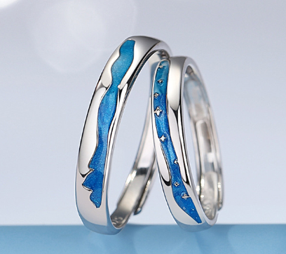 Stylish Minimalist Ring Set (Pack of 2)