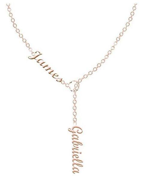 Personalized Double Name Necklace