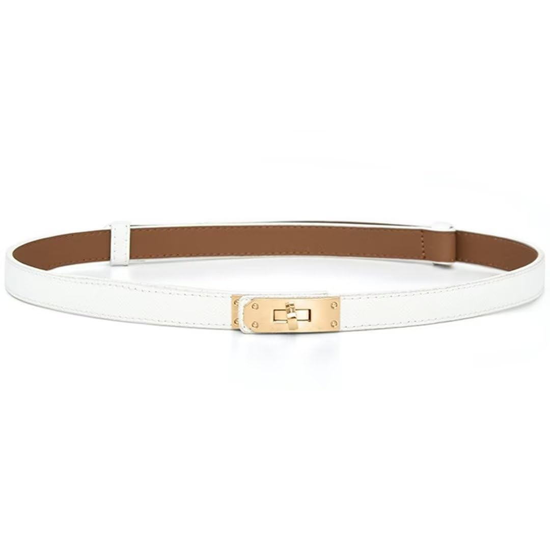 Women's Adjustable Skinny Leather Belt