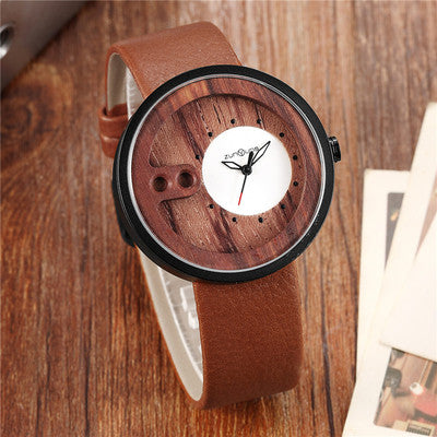Wooden Couple Watches - Creative Design