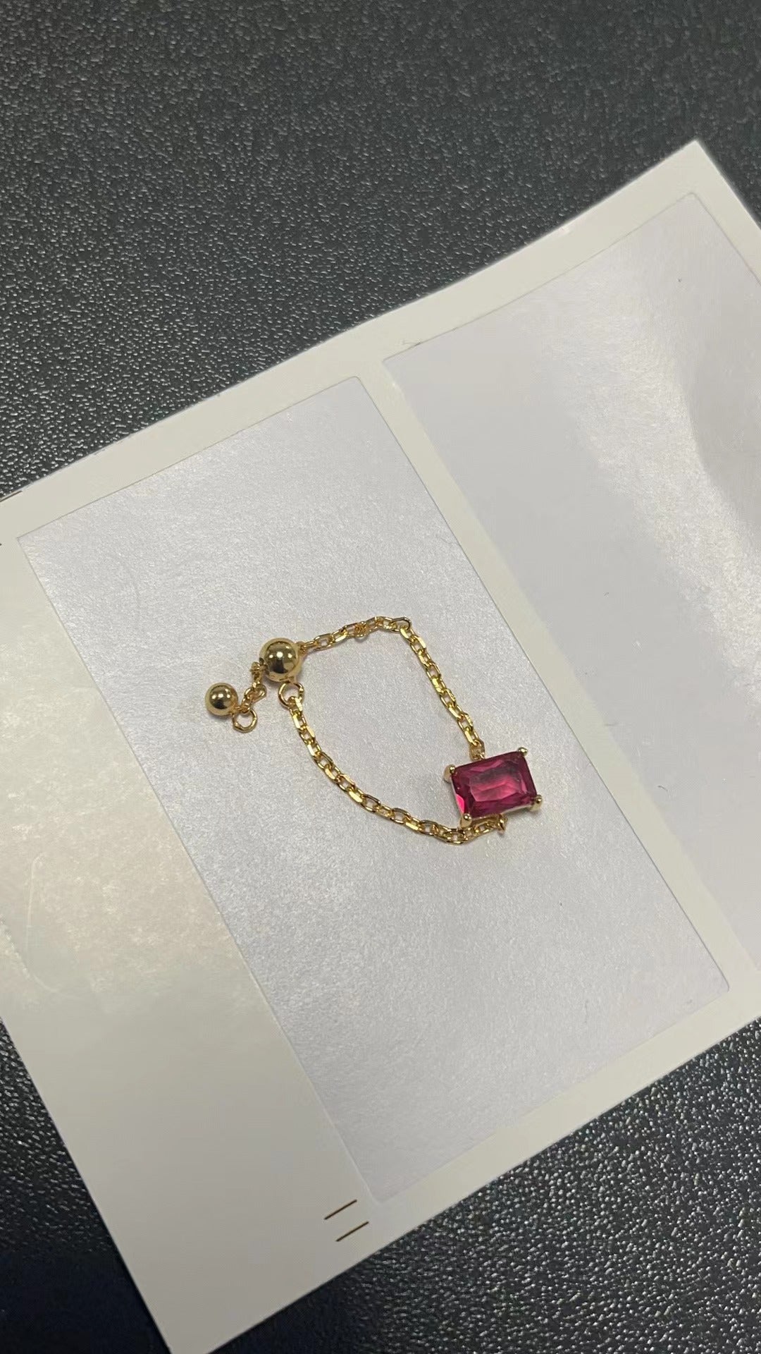 Creative Adjustable Finger Chain Ring