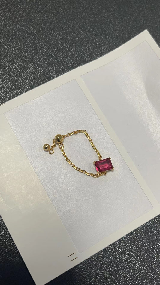 Creative Adjustable Finger Chain Ring