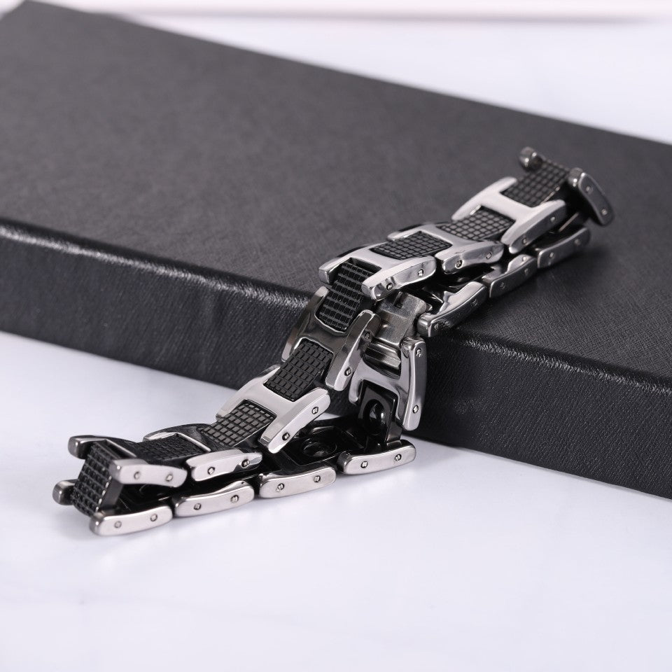 12mm Black Magnetic Bracelet