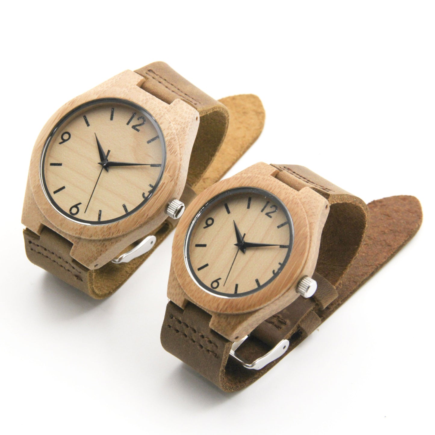 Bamboo Wood Couple Watches