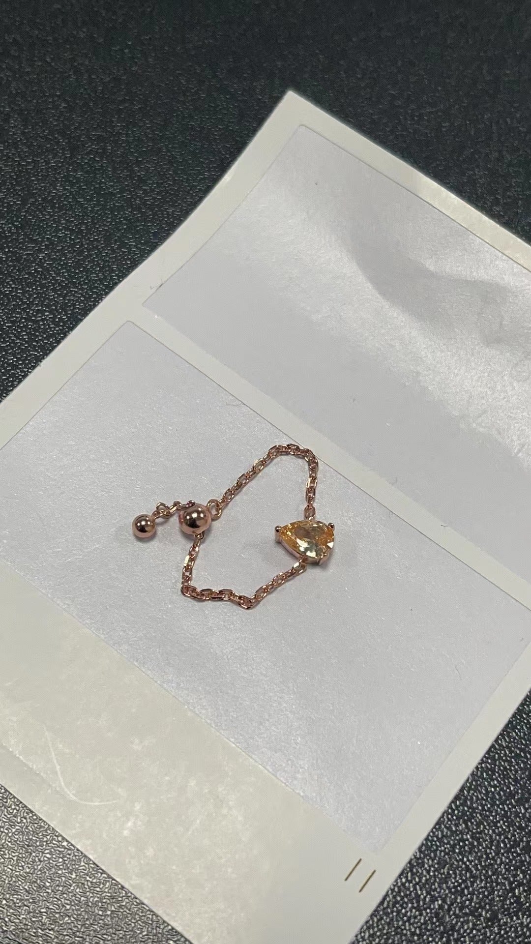 Creative Adjustable Finger Chain Ring